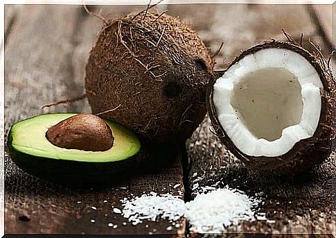 Avocado and coconut