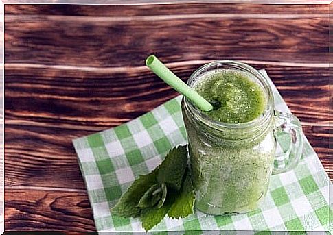 Shakes that stimulate the elimination of mint toxins