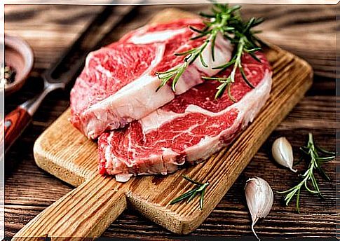 Red meat on the list of forbidden foods after training