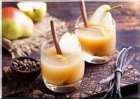 Pear smoothie that cleans the arteries