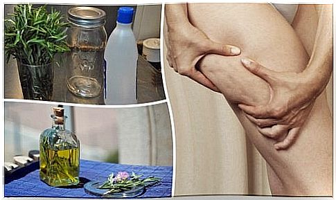 Fights cellulite with rosemary tincture