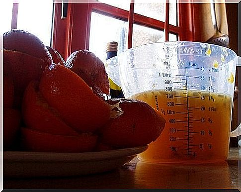 Fruit drinks containing orange juice