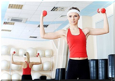 Young woman using natural remedies for low back pain