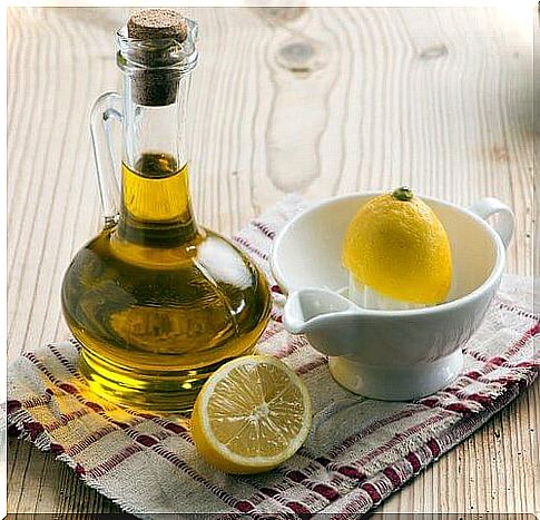 Olive oil is used for dry skin on the elbows and heels