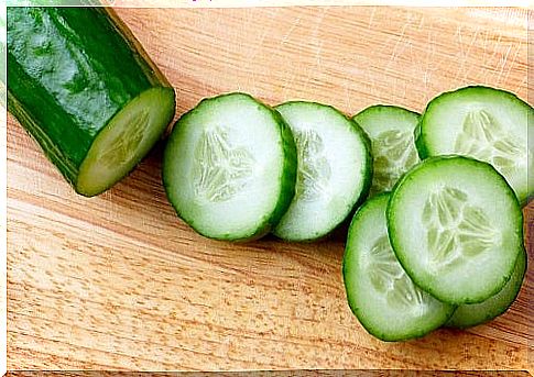 Cucumbers for a tasty and healthy salad