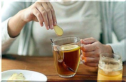 Tasty and healthy ginger concentrate tea