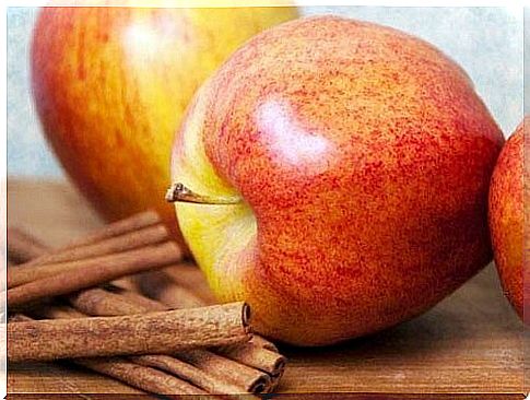 Apple and cinnamon