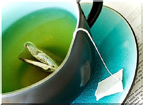 Cup of green tea