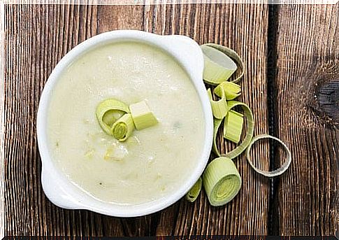 The healthiest vegetable cream soups with leeks